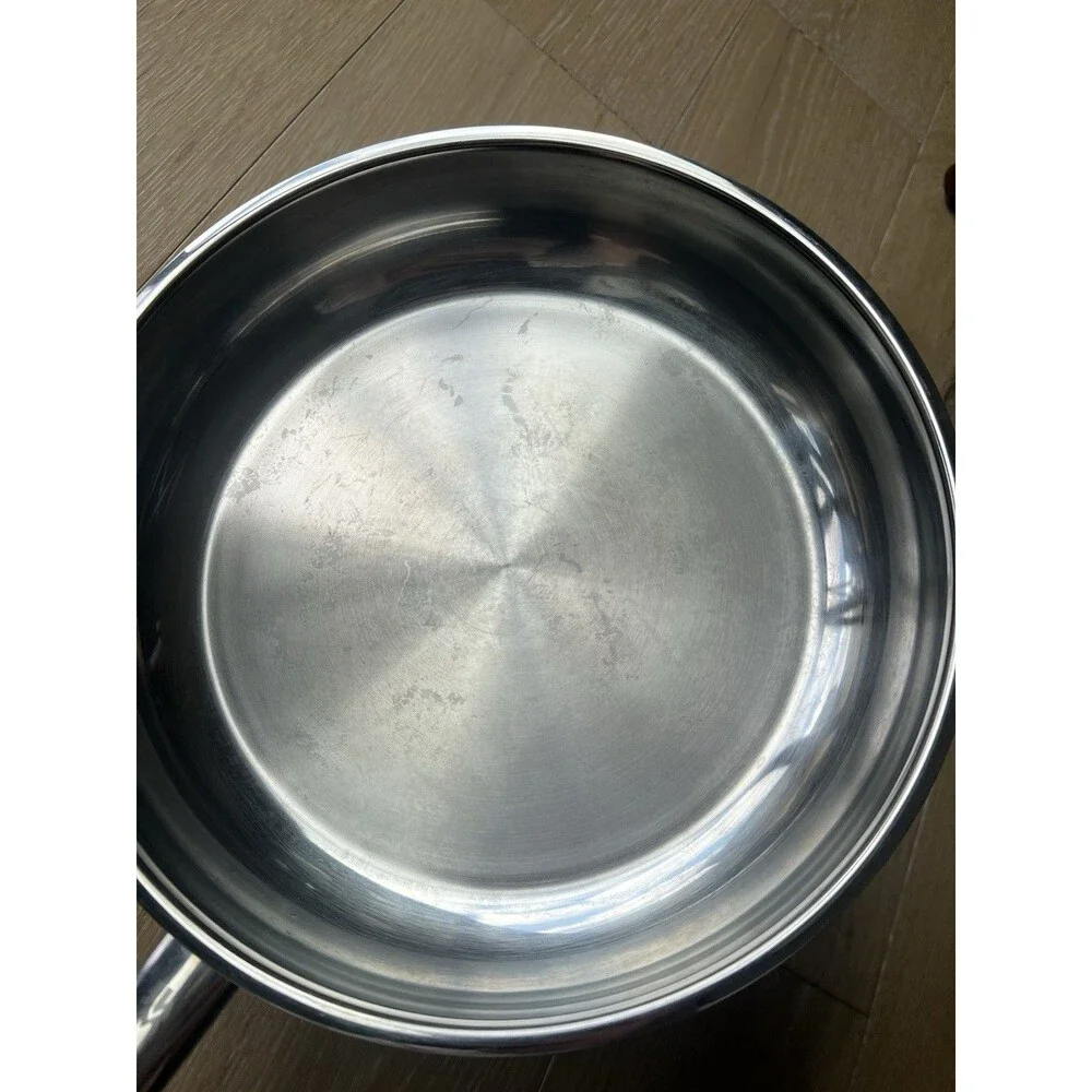 WMF Frying pan uncoated Ø 24cm Profi Made in Germany Pouring Rim Stainless Steel
